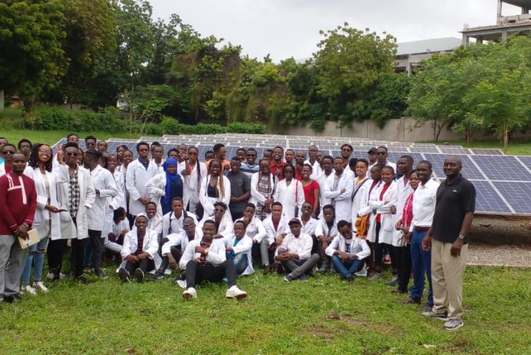 Third year students visit  SOS Village Solar Power Plant